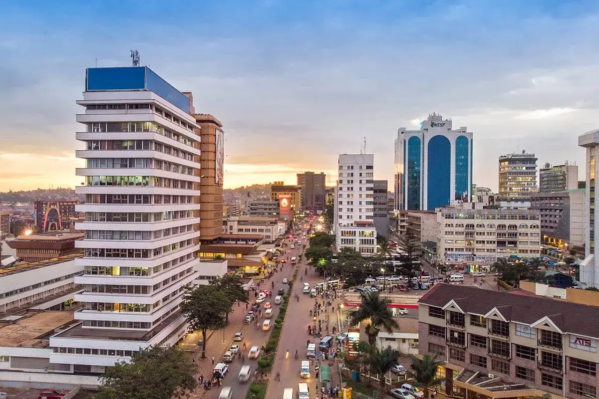 Buildings in Kampala capital city